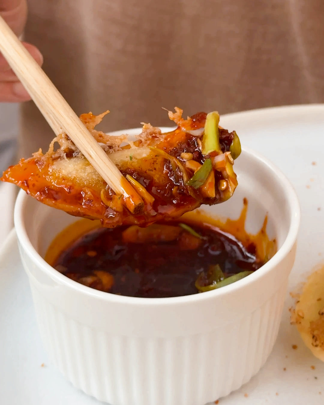 Crispy dumpling skirt