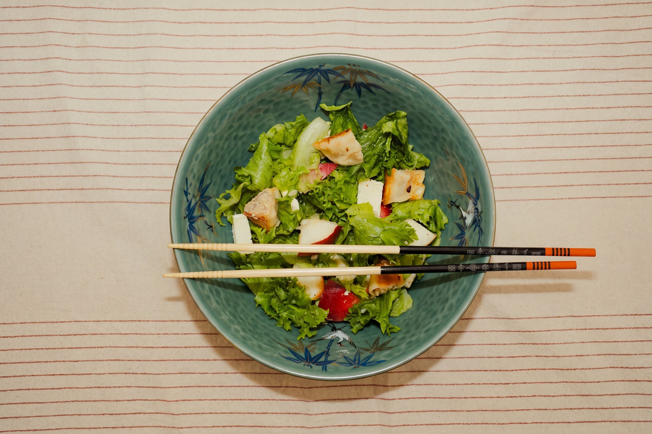 Seasonal Fruit & Cheese Dumpling Salad