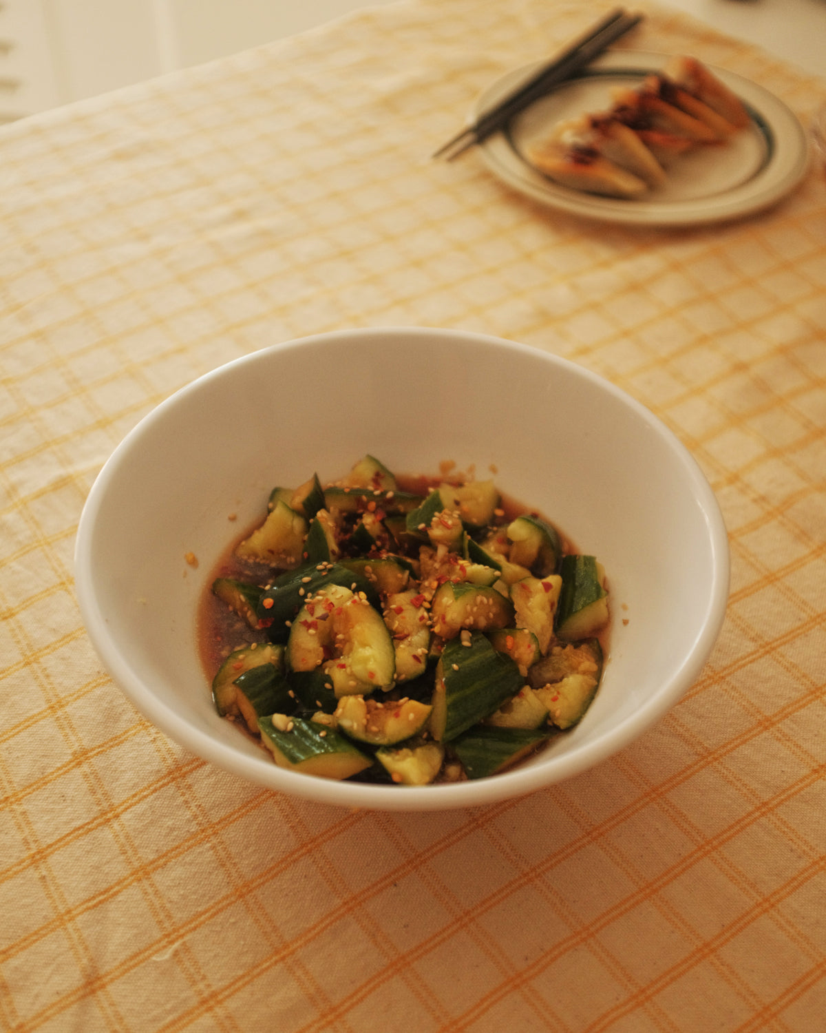 Chinese smashed cucumber salad