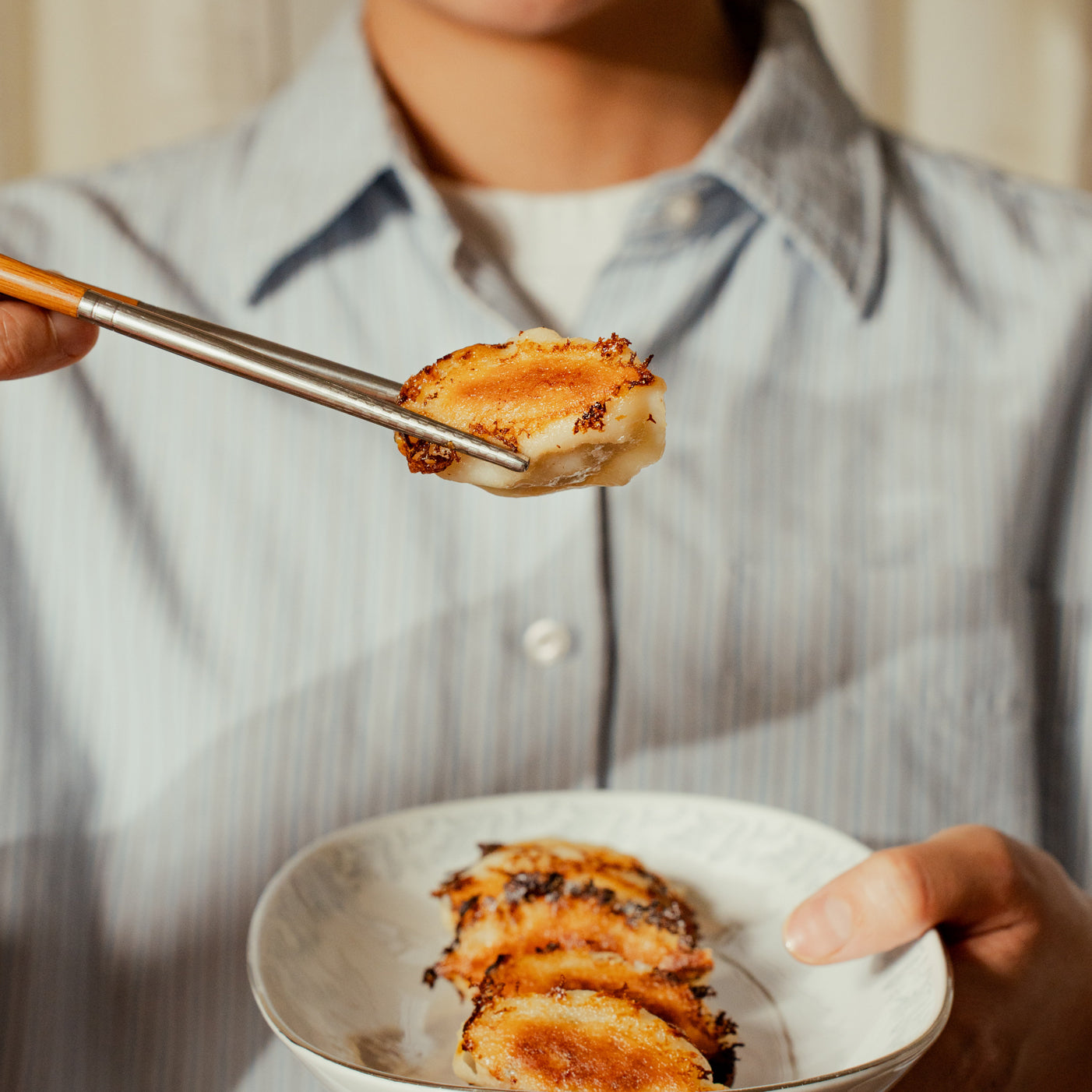 Roasted Mushroom & Cabbage Dumplings