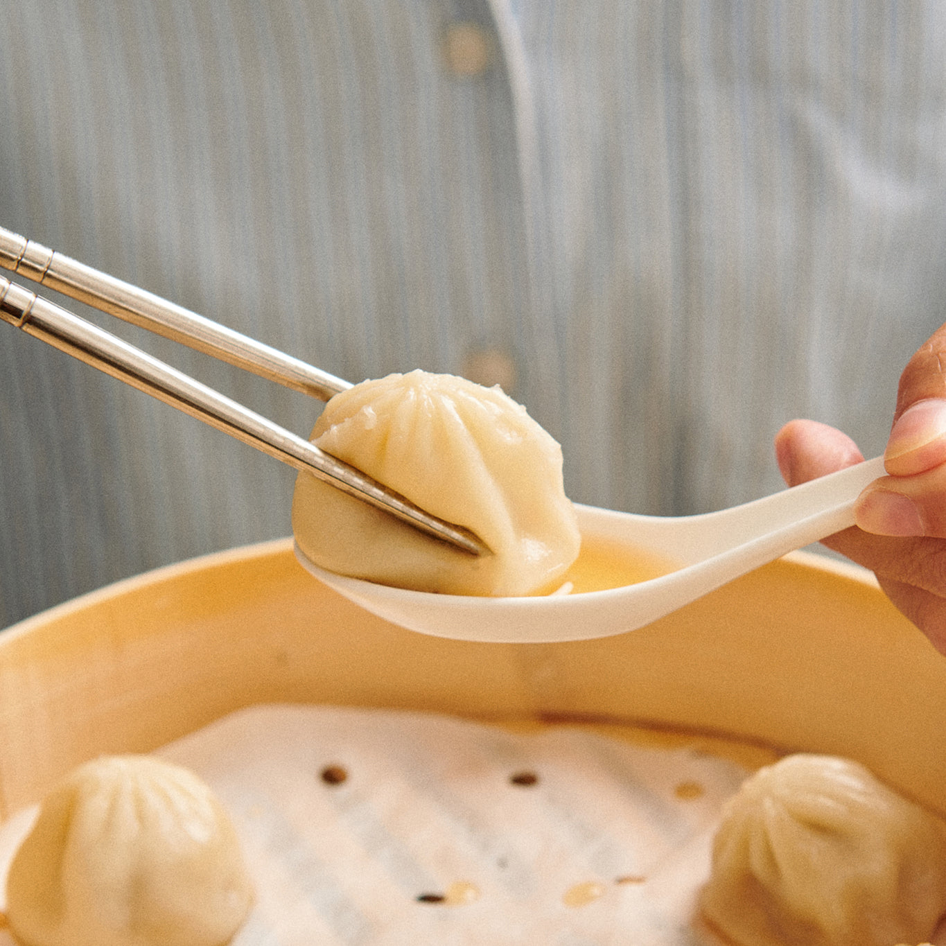 Pork Soup Dumplings (Xiao Long Bao)